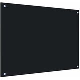  Kuhinjske zaštite od prskanja 2 kom crne 80 x 60 cm staklene | shoptok.hr
