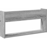  Polica za časopise s policom Zidne Siva Sonoma 60 x 12 x 30 cm | Eponuda.com