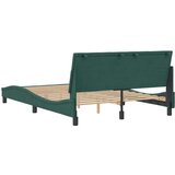  Okvir za krevet s uzglavljem tamnozeleni 140x190 cm baršunasti | shoptok.hr