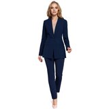 Made Of Emotion Ženski sako M304 plavi krema | ePonuda.com