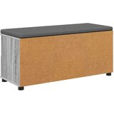  Klupa za hodnik s jastukom Sivi Sonoma 100 x 38 x 46 cm | shoptok.hr
