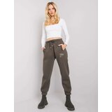 RELEVANCE Sweatpants-RV-DR-7275.24P-dark khaki | Shoptok.si