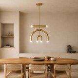 Opviq luster Vento 20912-A, 6 × E14, zlatni | Eponuda.com