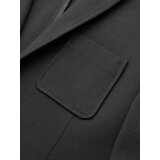 Ombre Men's SLIM knit jacket with subtle texture - graphite | Shoptok.si
