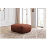 Bobochic Paris Opečnato oranžen tabure iz rebrastega žameta Voltaire – | Shoptok.si