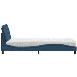  Krevet s madracem plavi 90 x 190 cm od tkanine | shoptok.hr