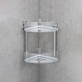 Wenko 22690100-Ugaona polica VACUUM-LOC QUADRO ED 28x32,5 cm srebrna/sjajni hrom | Eponuda.com