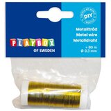 Playbox Metalna vezica za vezanje zlatne boje 0,3mm 80m | shoptok.hr