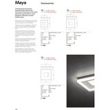  Redo 01-2004 - LED prigušiva stropna lampa MAYA LED/75W/230V prečnik 60 cm zlatna | Eponuda.com