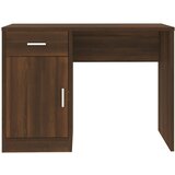  Radni stol s ladicom i ormarićem Smeđi hrast 100x40x73cm drveni | Eponuda.com