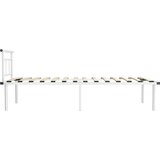  Okvir za krevet bijeli metalni 100 x 200 cm | shoptok.hr