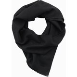 Ombre Monochrome men's scarf with tassels - black | Shoptok.si