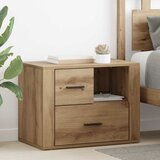 vidaXL Nočna omarica artisan hrast 60 x 36 x 45 cm Konstruiran les Cene