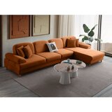 Atelier Del Sofa Aries Relax Joker Right ugaona garnitura na razvlačenje 180 × 356 cm, narandžasta | Eponuda.com