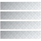  Aluminijski rešetkani ploče 4 kom Protuklizne 100x20 cm | shoptok.hr