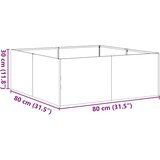  Sadilica boja hrđe 80x80x30 cm od pohabanog čelika | shoptok.hr