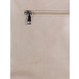 Fashion Hunters Light beige ladies' shoulder bag in eco leather | shoptok.hr