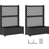  Velika s osvrtom 2 pcs Antracit 143 x 143 x 133,5 cm PP | shoptok.hr