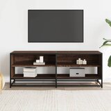 TV ormarić boja hrasta 120,5x40x46 cm konstruirano drvo i metal | Eponuda.com
