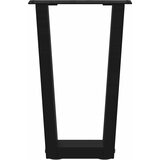  Noge za klub stolić V-oblika 2 kom Crne 38 x (42-43,3) cm Čelik | shoptok.hr