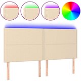  Uzglavlje krem 200x5x118/128 cm od tkanine | shoptok.hr