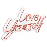 WALLXPERT dekorativna plastična led rasveta love yourself red | ePonuda.com