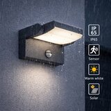  Brilagi -LED solarna zidna svetiljka sa senzorom ANKLE LED/10W/3,7V 3000K IP65 | Eponuda.com
