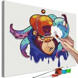  Slika za samostalno slikanje - Monkey Graffiti 60x40 Cijene