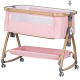 Chipolino kolijevka s bočnom stranicom na spuštanje Charisma Powder Pink/Wood | shoptok.hr