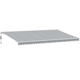vidaXL Avtomatsko zložljiva tenda z LED antracit in bela 600x300 cm | Shoptok.si