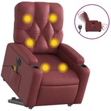  Električni masažni naslonjač na podizanje crvena boja vina | shoptok.hr