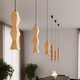 Sollux Viseča svetilka iz masivne bukve v naravni barvi ø 8 cm Cubo – | Shoptok.si