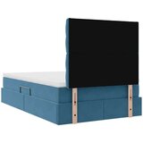  Krevet s prostorom za pohranu s LED-om Plava 120 x 190 cm | shoptok.hr