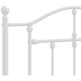  Metalno zamjensko uzglavlje bijelo 100 cm | shoptok.hr