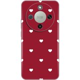  Maska za Honor Magic 8 Lite Burgundy Hearts Silikonska Print Skin Cene