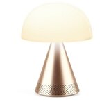 Lexon MINA L AUDIO prijenosna lampa s bluetooth zvučnikom ZLATNA Slike