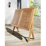 Ambia Garden VRTNA ZLOŽLJIVA MIZA les barva tikovine | Shoptok.si