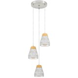 Eglo tarega 3, e27, beton optika/smeđa | Eponuda.com