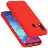 Cadorabo Ohišje, združljiv s Samsungom v tekoči rdeči barvi - zaščitni pokrov iz fleksibilnega silikona TPU, (20591121) Cene