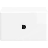  Stenski nočni omarici 2 pcs Bela visok sijaj 34,5 x 33 x 20 cm, (5000209652) | Shoptok.si