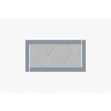 Hanah home ogledalo pierre fume white