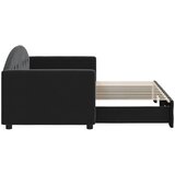  Dnevni krevet crni 80 x 200 cm baršunasti | shoptok.hr