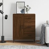 vidaXL Komoda boja smeđeg hrasta 69 5x34x90 cm od konstruiranog drva Cijene