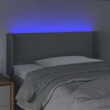  Posteljno vzglavje svetlo sivo 103x16x78/88 cm blago, (20736039) | Shoptok.si