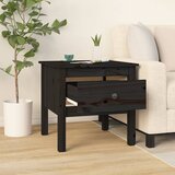  Bočni stolići 2 kom crni 50x50x49 cm od masivne borovine | shoptok.hr