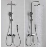 ELITE EDITION Termostatski tuš sistem ELT1104, nadometna izvedba iz medenine v več barvnih izvedbah — Zlato - bela | Shoptok.si