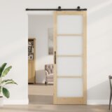vidaXL drsna vrata z kompletom strojne opreme 'ORKDAL'83x232 cm | Shoptok.si