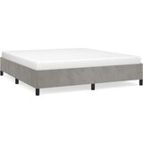  Posteljni okvir svetlo siv 180x200 cm žamet, (20723796) | Shoptok.si