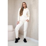 Kesi Sweater Set Sweatshirt + Pants Light Beige | shoptok.hr