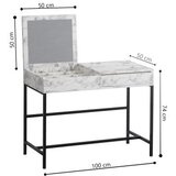 Hanah home sto za šminkanje linda carrara marble | ePonuda.com